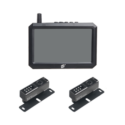 2 Rückseiten-Auto-Kamera des Kanal-1080P 5 Zoll IPS-Monitor-Schwarz-Farbe