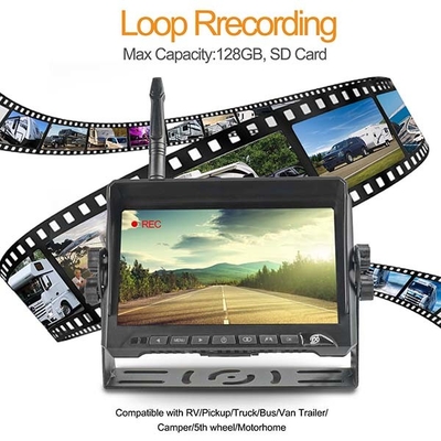 Linsen-Spiegel-Schlag-Ersatzkameras HD 1080P 7 Zoll-Farbe-IPS-Monitor