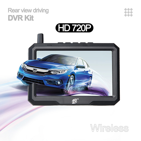 Drahtlose Heckkamera 1080P 5 Zoll LCD 120 Grad-Aluminiumlegierung mit Nachtsicht