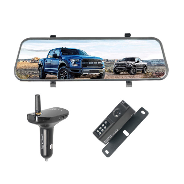 10' Spiegel Dash Cam Nachtsicht 1080P FHD Full Touch Screen Front- und Rücksicht Backup-Kamera